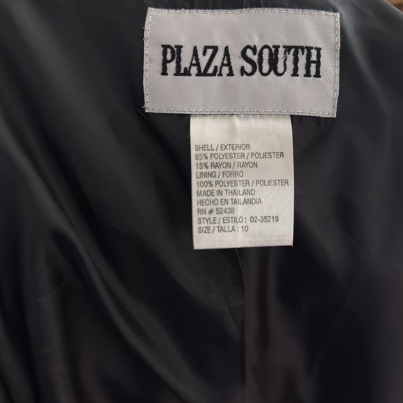 PLAZA SOUTH VINTAGE CLASSIC Sophisticated Trench Jacket/Dress Women's Size 10 - Picture 9 of 10